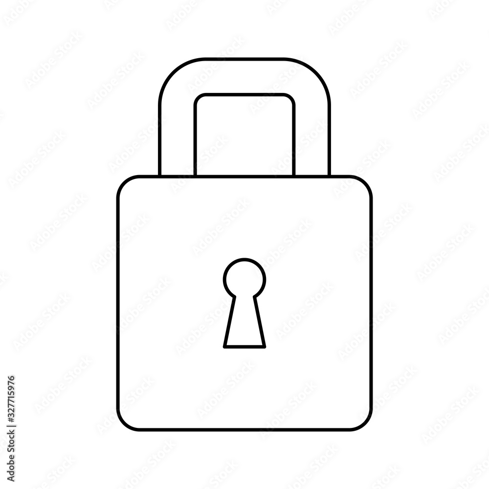 Padlock design of Security system warning protection danger web alert and safe theme Vector illustration Padlock design of Security system warning protection danger web alert and safe theme Vector illustration