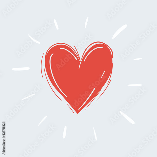 Heart shape for love symbols. Heart shape for love, like symbols