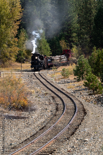 The Historic Sumpter Valley Railroad in Central Oregon
