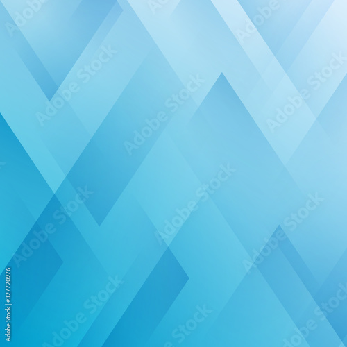 Abstract blue geometric background. Gradient blue elements vector backdrop.