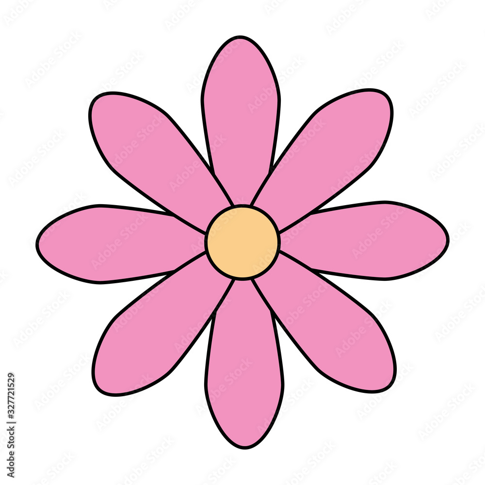 cute flower nature isolated icon vector illustration design cute flower nature isolated icon vector illustration design