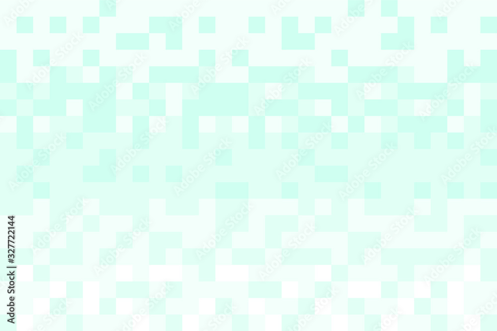 Fading pixel pattern background.Blue and white gradient pixel background. Vector illustration.
