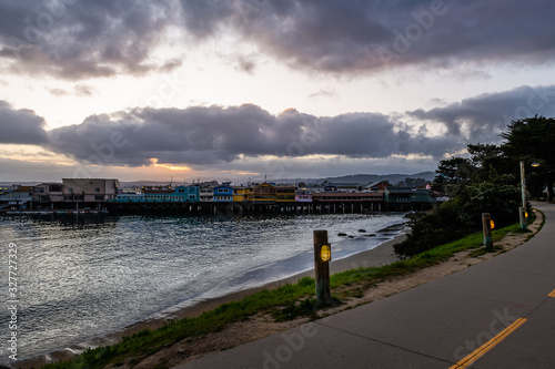 Old Fisherman's Wharf, Monterey Bay at Dawn