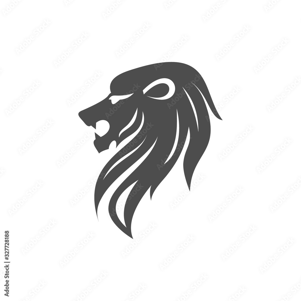 lion logo template