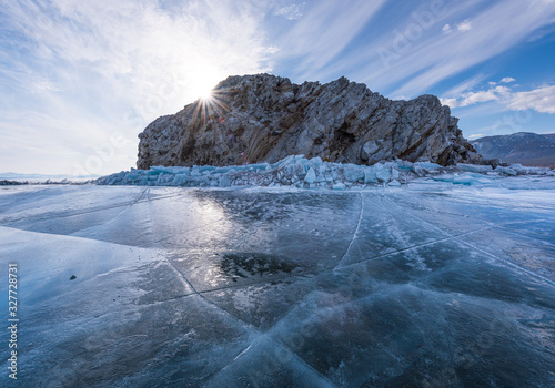 Lake Baikal  Russia  the world s largest freshwater lake  is located in Siberia and was declared a UNESCO world heritage site in 1996.