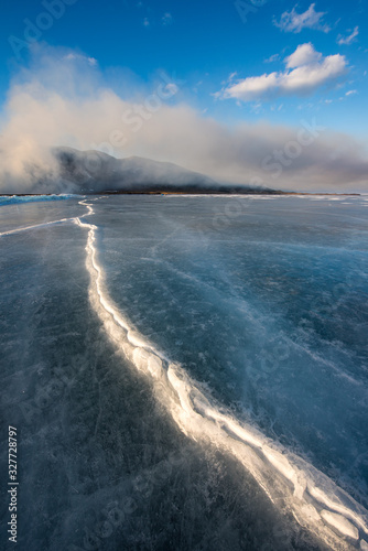 Lake Baikal, Russia, the world's largest freshwater lake, is located in Siberia and was declared a UNESCO world heritage site in 1996.