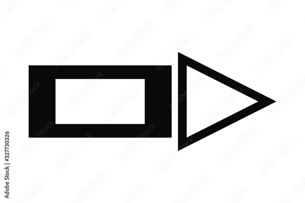 EPS 10 vector. A flat arrow vector icon. Good for projects. EPS 10 vector. A flat arrow vector icon. Good for projects.