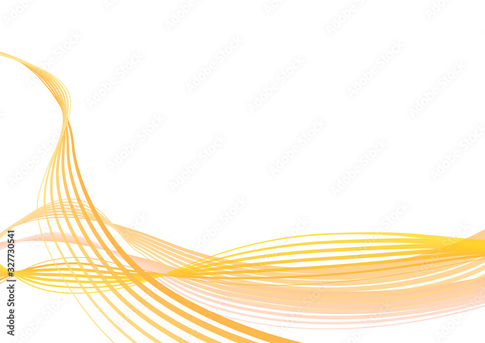 オレンジ色波型のデジタルサイバーイメージ背景 Stock Vector Adobe Stock