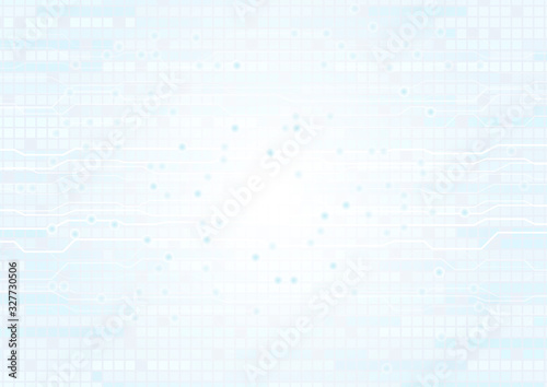白色のデジタルサイバーイメージ背景