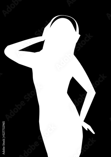 Tanzen Frau Kopfhörer