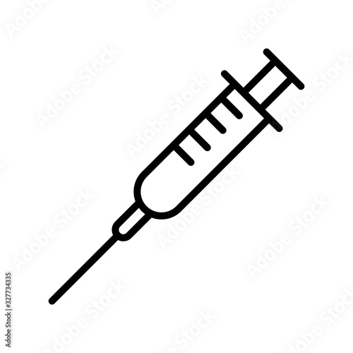 syringe icon vector template