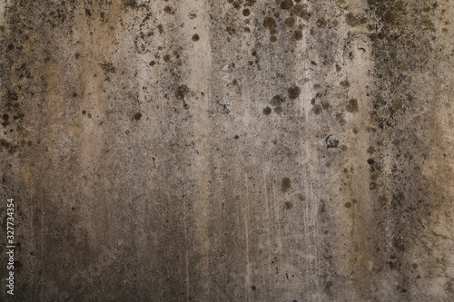 Cement wall old. It causes black stains for the background.