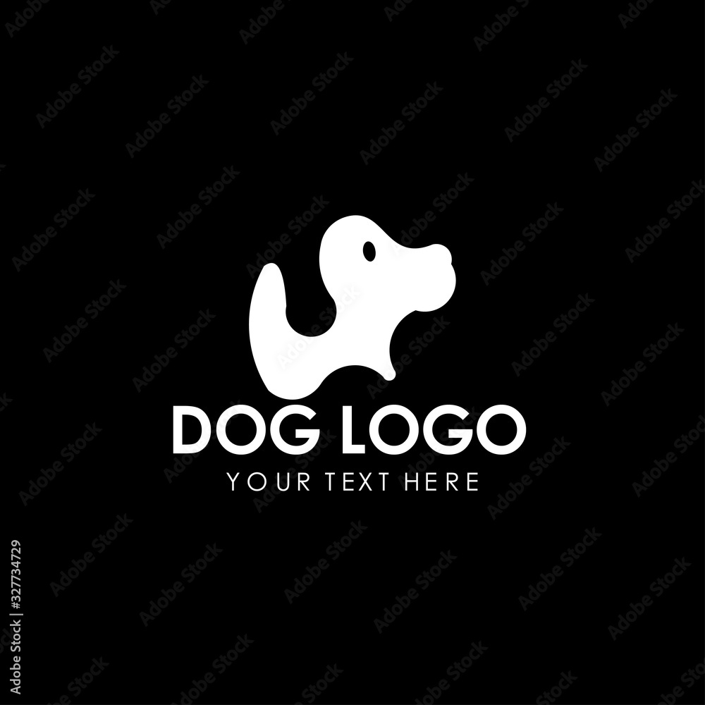 Dog Logo Vector Illustration For Print