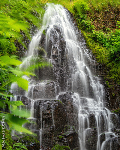 Fairy Falls on the Wahkeena Falls Hike at the Columbia River Gorge in Oregon
