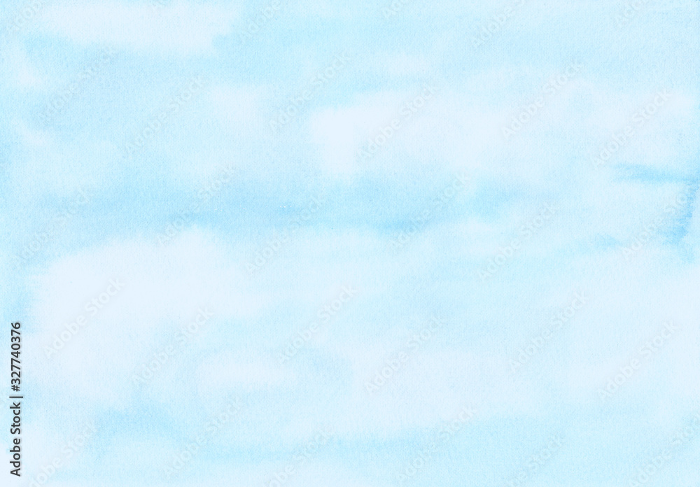 水彩の背景(空色) 水彩の背景(空色)