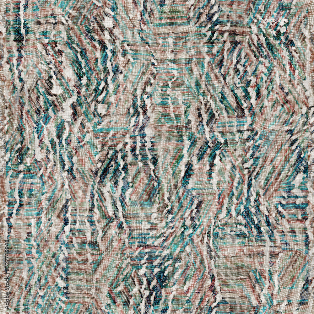 Seamless mixed media collage design in old aged worn look. Hand markings design overlaid, mottled, and distressed on fabric texture. Seamless repeat raster jpg pattern swatch. Seamless mixed media collage design in old aged worn look. Hand markings design overlaid, mottled, and distressed on fabric texture. Seamless repeat raster jpg pattern swatch.