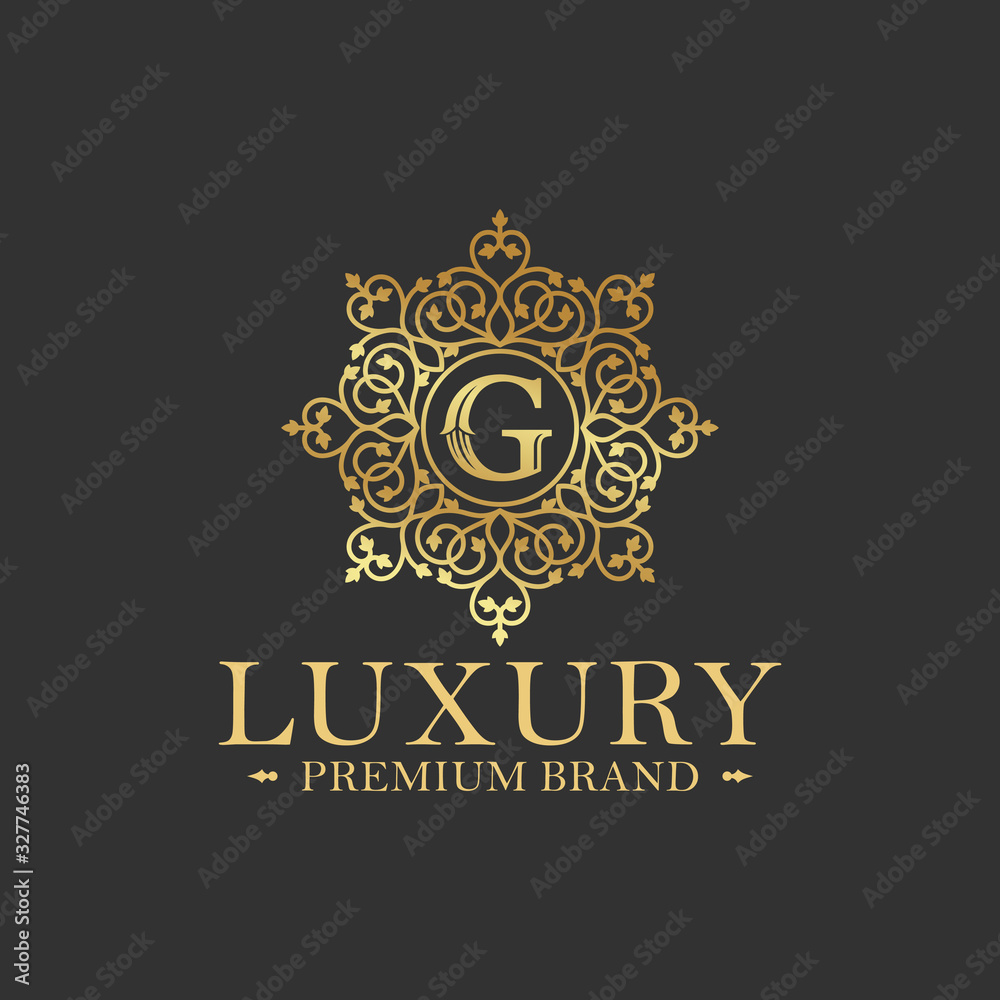Vintage and Luxury Logo Design Vector Template