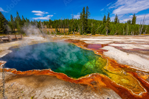 Abyss Pool in Yellowstone