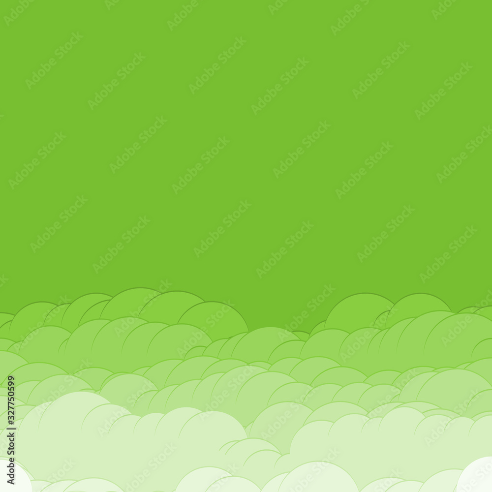 Obraz premium Abstract Color Clouds Sky Generative Art background illustration
