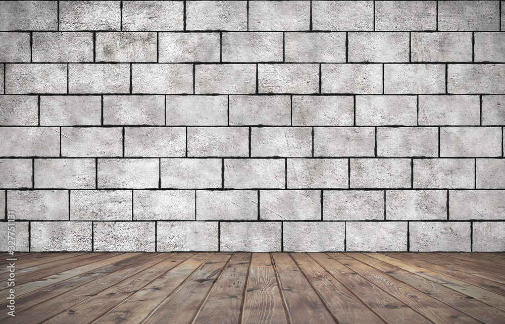 Fototapeta premium room with brick wall