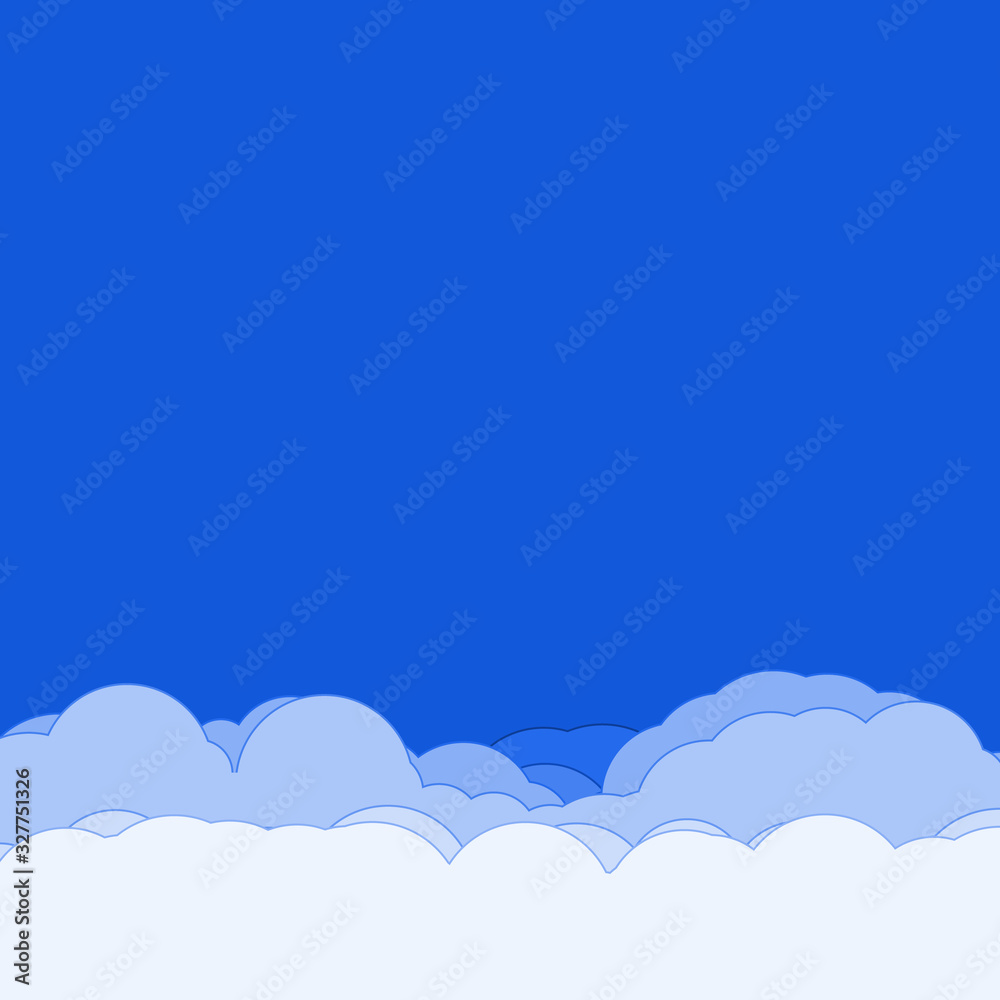 Abstract Color Clouds Sky Generative Art background illustration Abstract Color Clouds Sky Generative Art background illustration