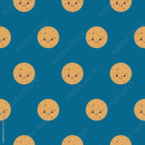 A Cute Mercury Seamless Pattern. Illustration background