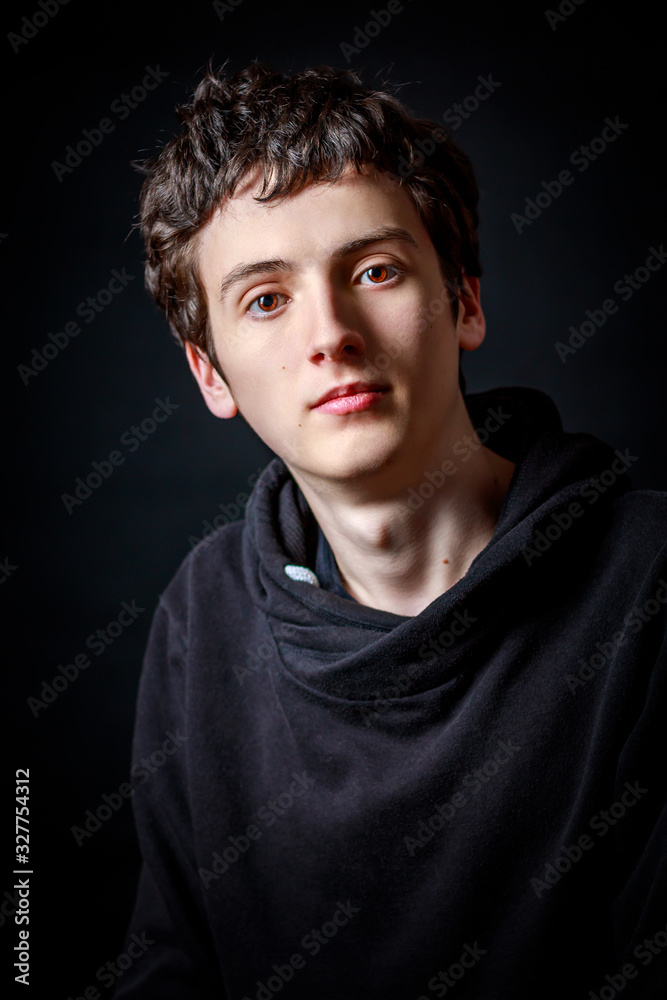 Portrait of an adolescent man Portrait of an adolescent man