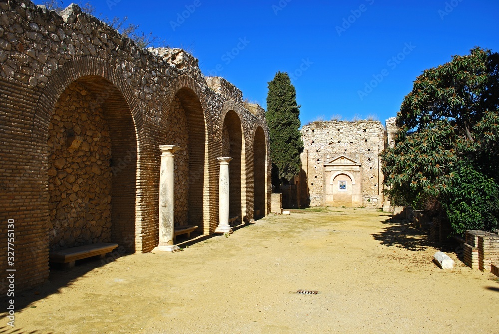 Ruins of Victoria church (Iglesia de la Victoria), Estepa, Spain.