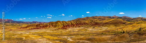 Colorful layers of Painted Hills