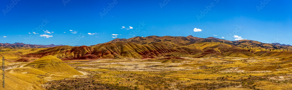 Colorful layers of Painted Hills