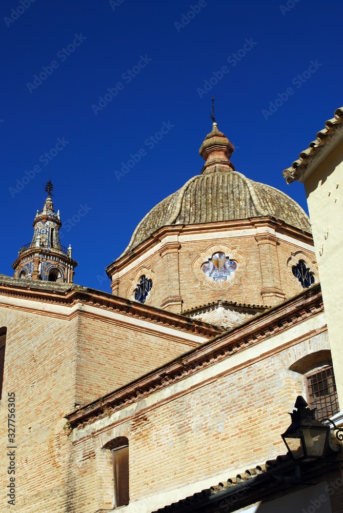 View of Santa Maria church (Parroquia de Santa Maria), Ecija, Spain.
