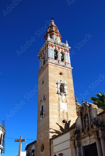Santiago Parish church bell tower (Parroquial de Santiago) - also known as St James the Greater church, Ecija, Spain.
