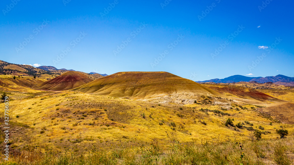 Colorful layers of Painted Hills