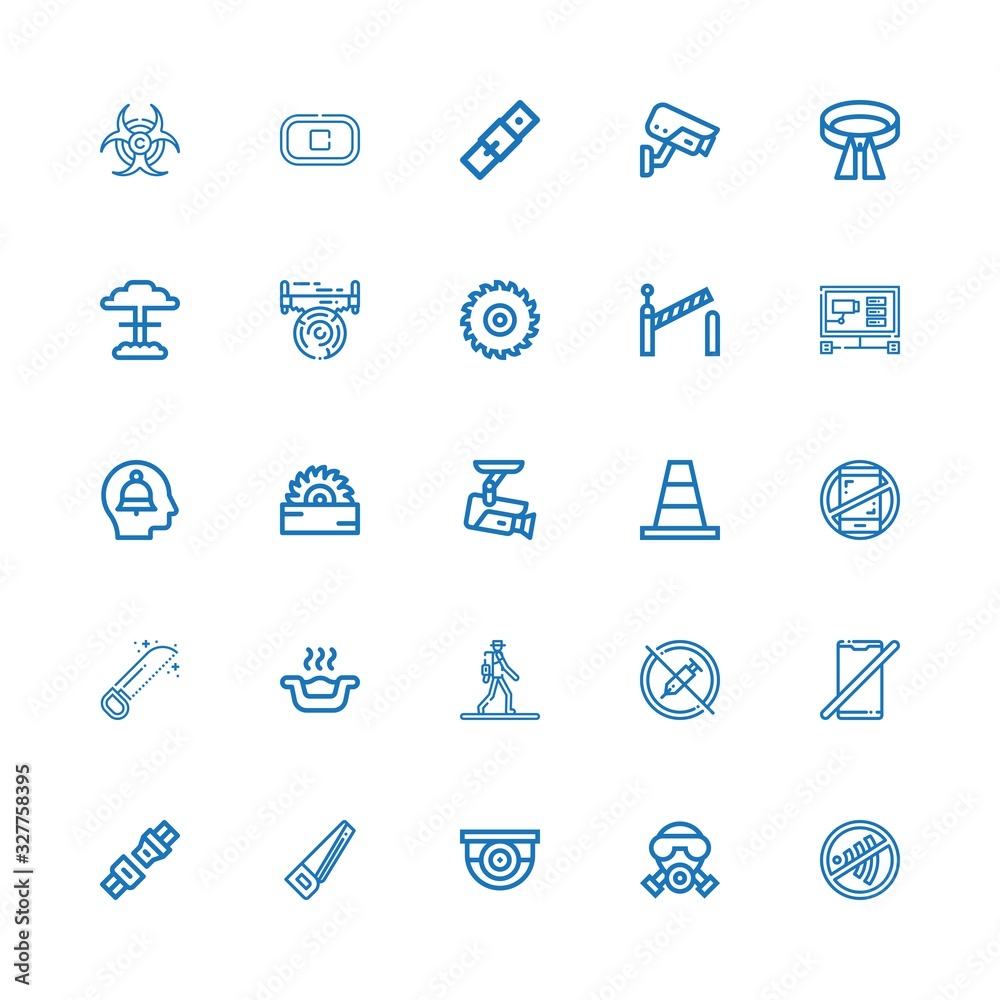 Editable 25 caution icons for web and mobile Editable 25 caution icons for web and mobile