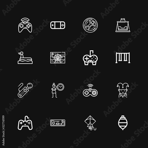 Editable 16 joy icons for web and mobile