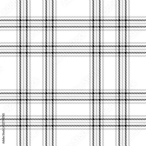 Plaid pattern background vector. Seamless check plaid graphic for flannel shirt, blanket, throw, upholstery, duvet cover, or other modern summer, spring, autumn, winter fabric design.