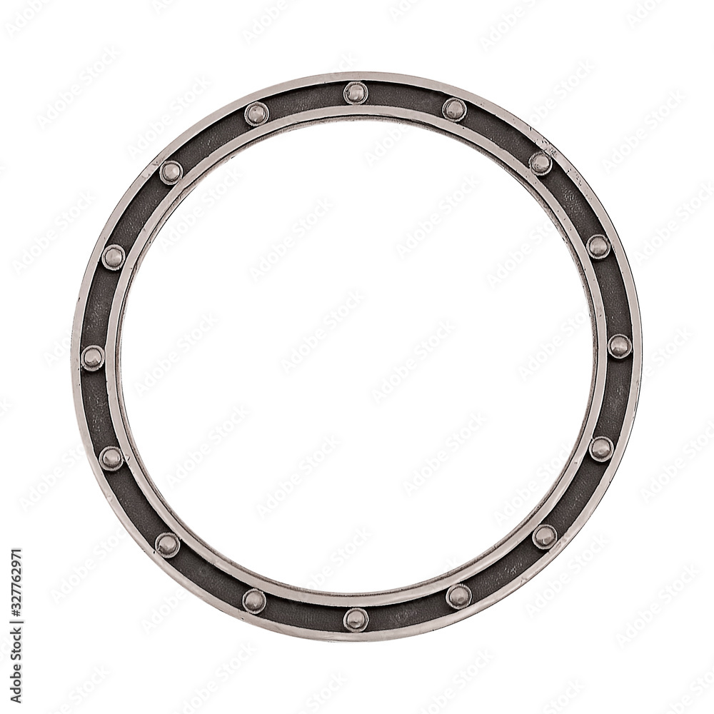 Silver frame for paintings, mirrors or photo isolated on white background Silver frame for paintings, mirrors or photo isolated on white background
