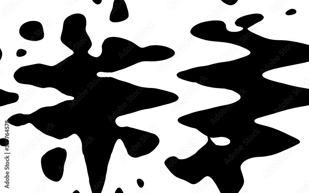 Black spots on white background. Illustration of spilled paint on white background. Black spots on white background. Illustration of spilled paint on white background.