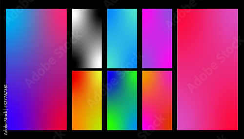 Wallpaper Mural Colorful Gradient Abstract Background for Smartphone Torontodigital.ca
