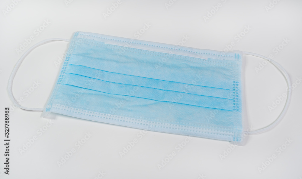 surgical mask (medical mask) for protection against flu and prevention of spread of virus surgical mask (medical mask) for protection against flu and prevention of spread of virus