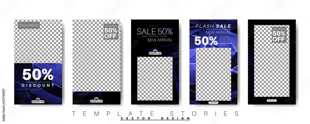 Trendy editable template for social networks stories, vector illustration. Design backgrounds for social media. Trendy editable template for social networks stories, vector illustration. Design backgrounds for social media.