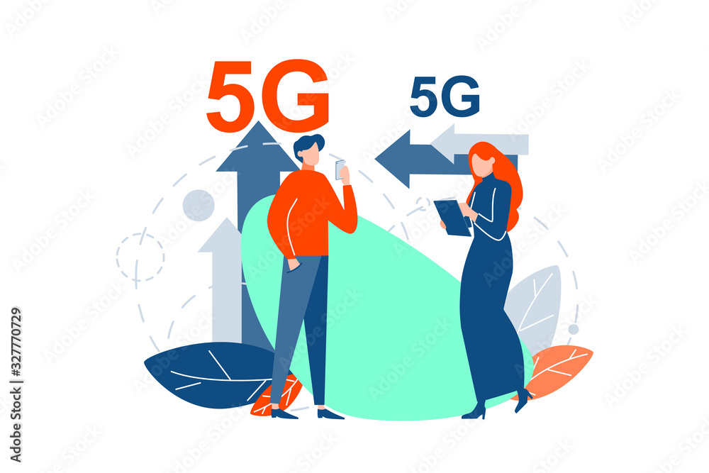 5g connection, modern communication concept 5g connection, modern communication concept
