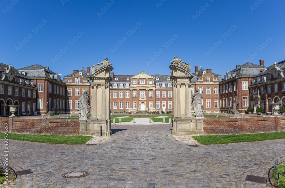 Fototapeta premium Entrance gate to the castle in Nordkirchen, Germany