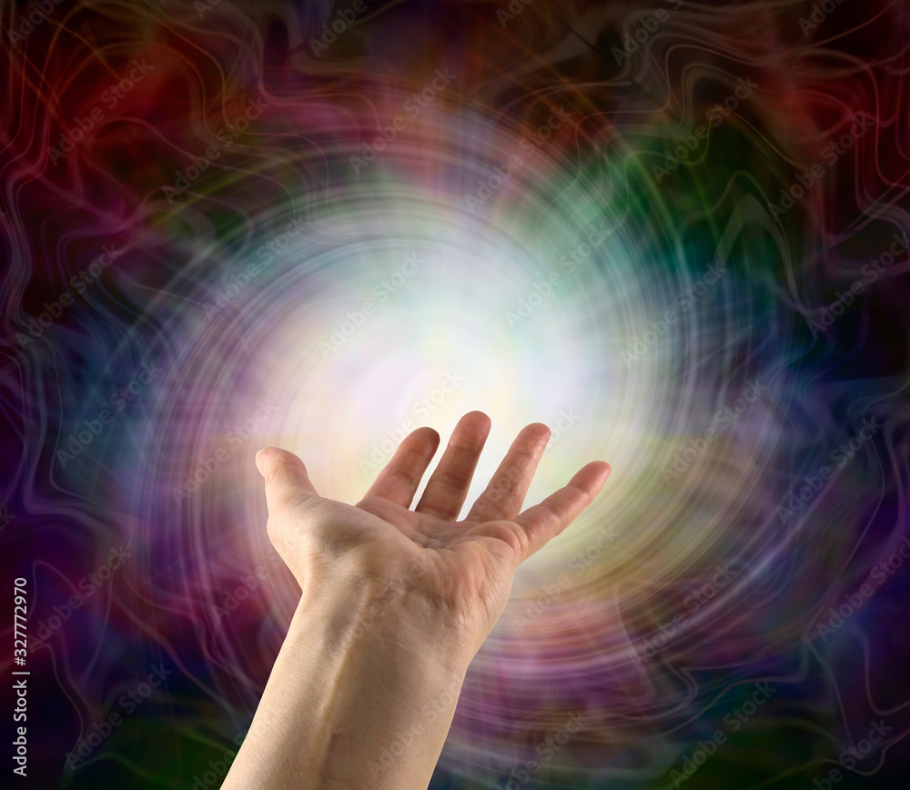 Using Vortex Distant Healing to focus and send energy open palm with