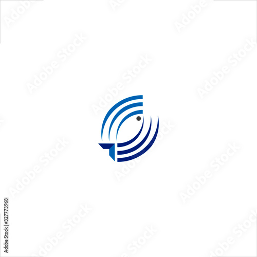 fishing logo sonar design radar