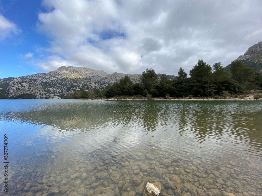 Paisaje lago de Palma de Mallorca