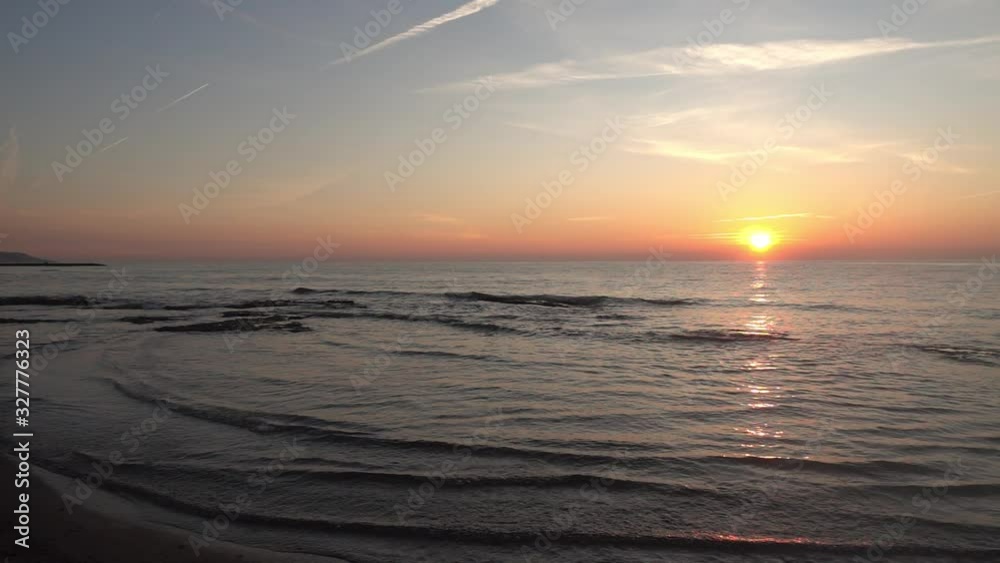 Sunrise on a beach in Denia, Alicante Sunrise on a beach in Denia, Alicante