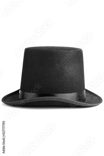 Old style vintage looking hat isolated on a white background