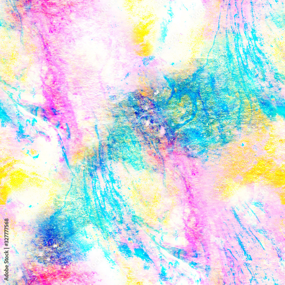 Abstract seamless pattern. Marble colorful art background texture.