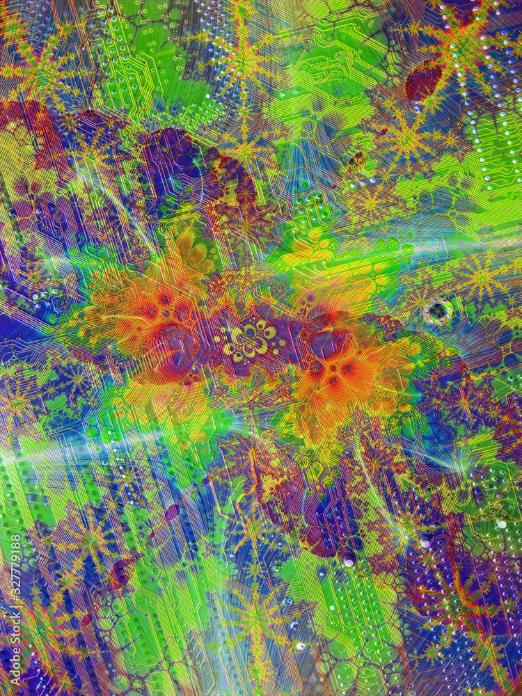 Abstract image of a Quantum computer Abstract image of a Quantum computer